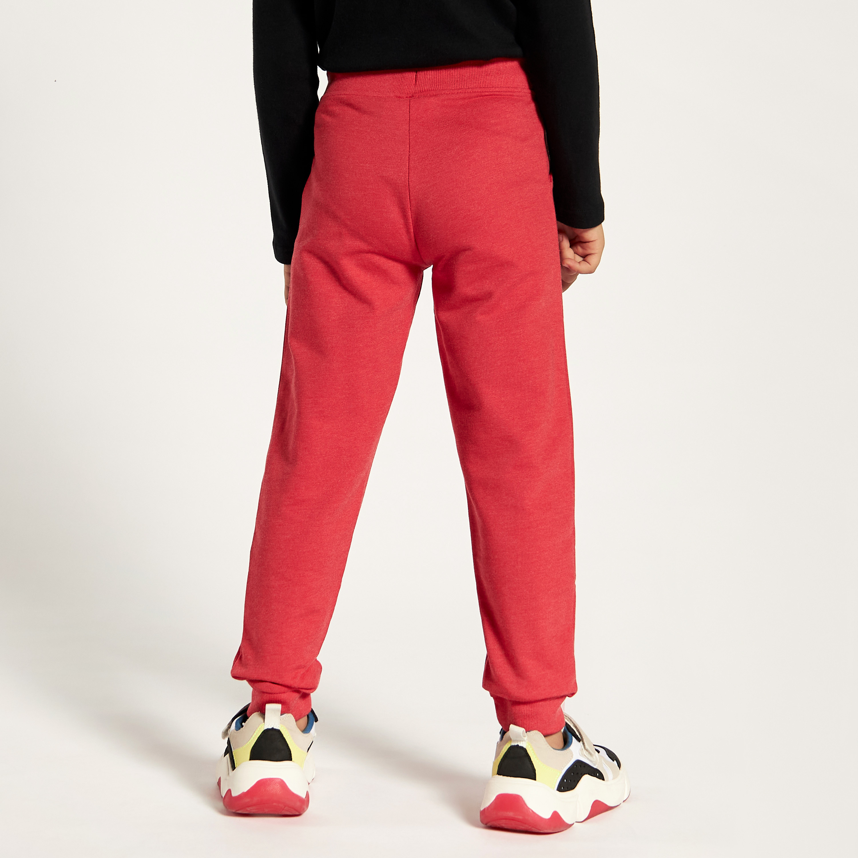 Spider-Man Print Joggers with Drawstring Closure and Pockets-boys-clothing-bottoms-joggersandtrackpants-image-4