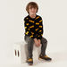 Batman Print Crew Neck Sweater with Long Sleeves-Sweaters and Cardigans-thumbnailMobile-1