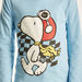 Peanuts Print Round Neck T-shirt with Long Sleeves-T Shirts-thumbnailMobile-2