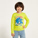 SEGA Sonic The Hedgehog Print T-shirt with Long Sleeves-T Shirts-thumbnailMobile-1
