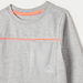 Kappa Solid T-shirt with Crew Neck and Long Sleeves-T Shirts-thumbnailMobile-1