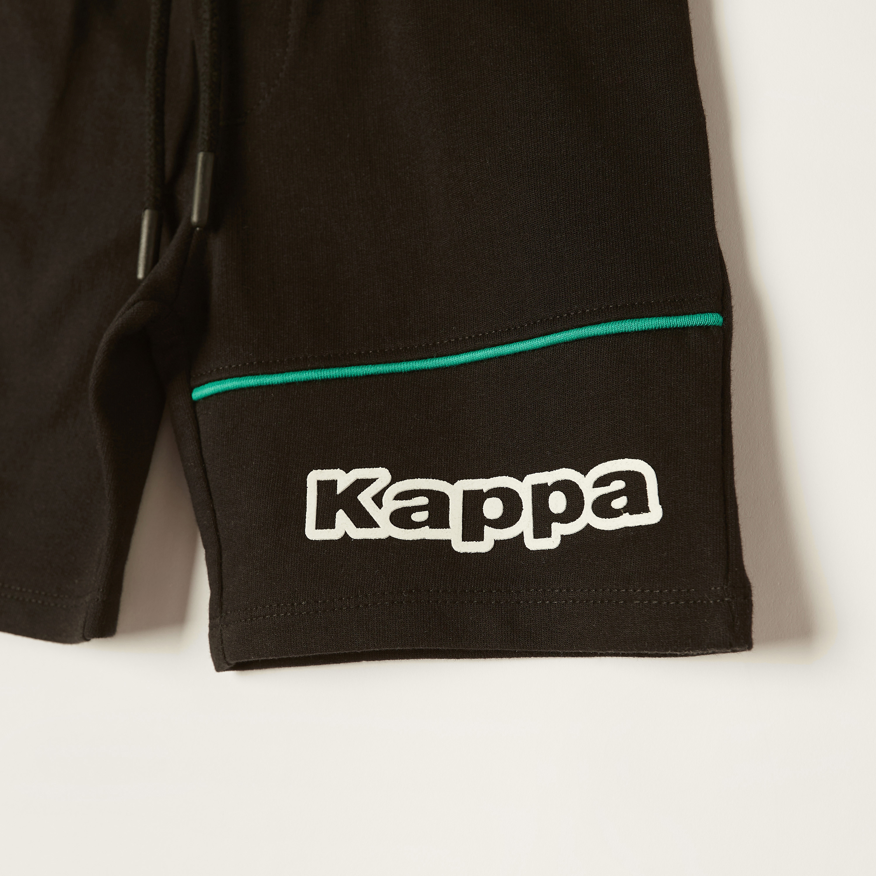 Kappa Logo Print Shorts with Drawstring Closure and Pockets-baby-boys-clothing-sportswear-bottoms-image-3