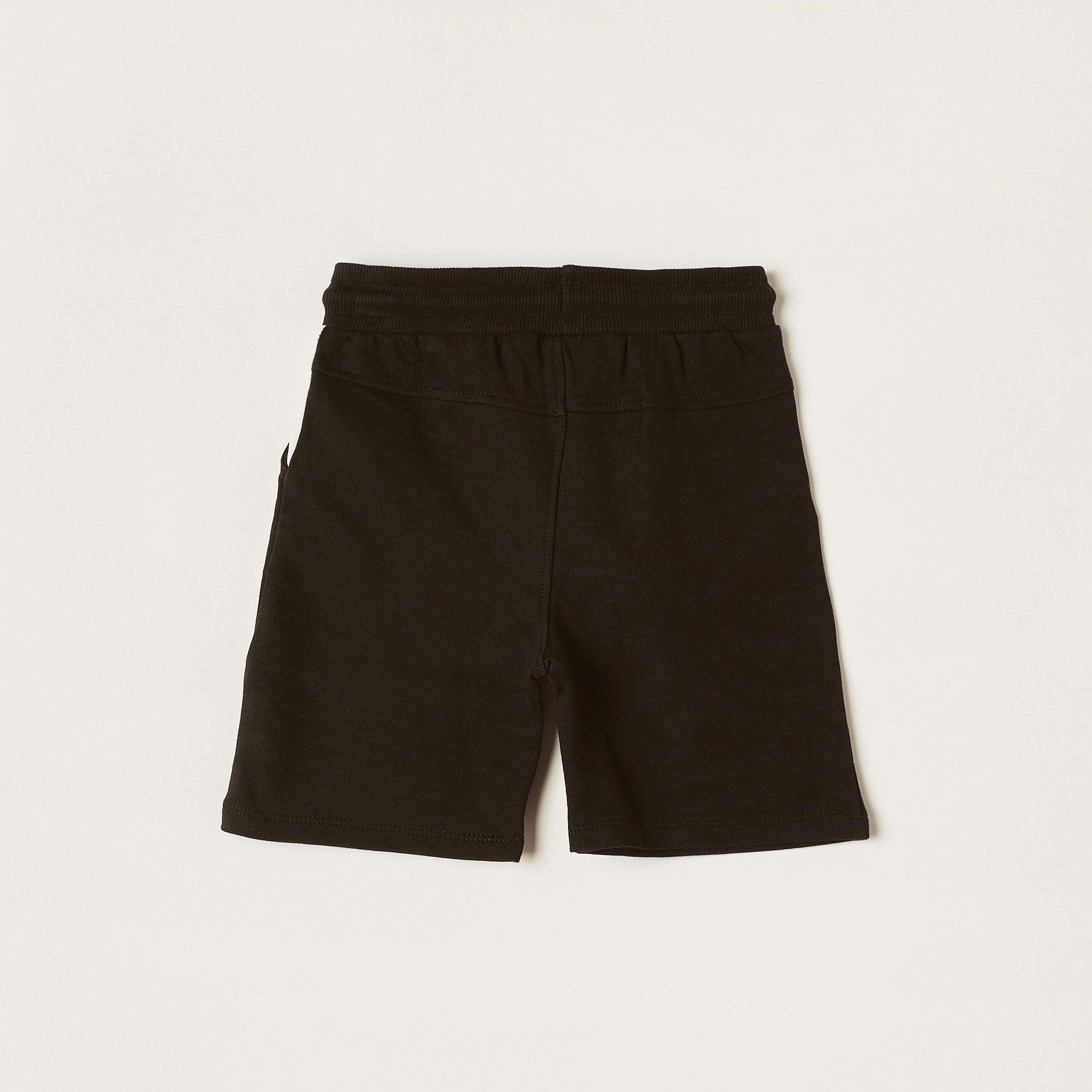 Kappa Logo Print Shorts with Drawstring Closure and Pockets-baby-boys-clothing-sportswear-bottoms-image-4