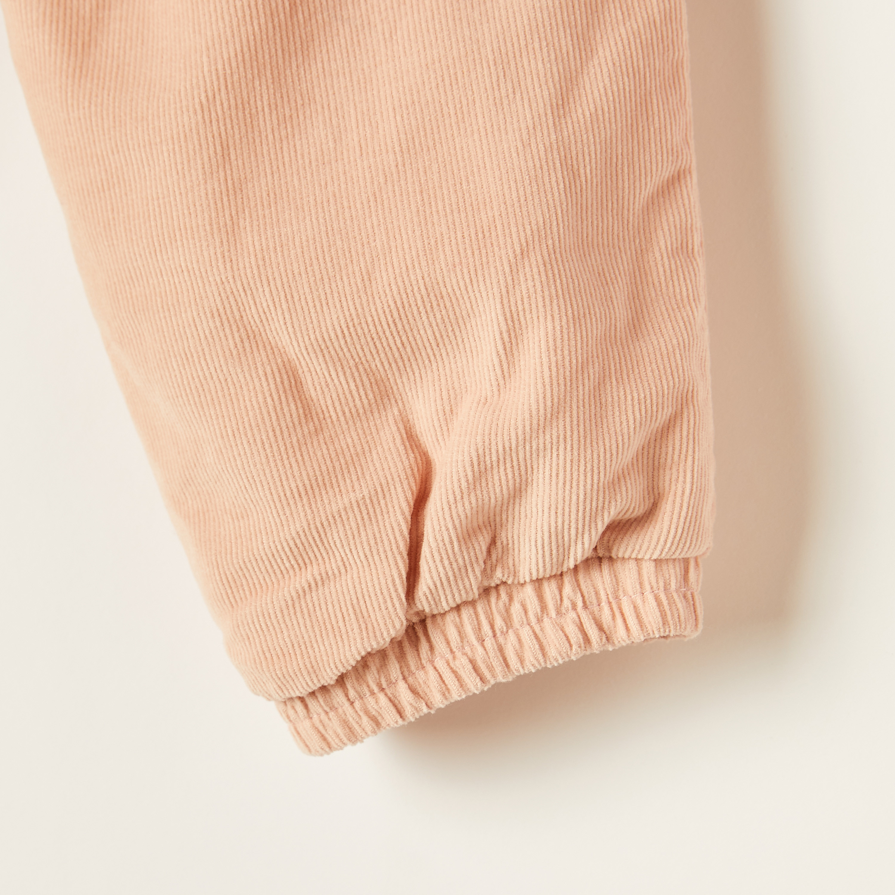 Juniors Corduroy Pants with Elasticised Waistband and Pockets-baby-girls-clothing-bottoms-trousers-image-4