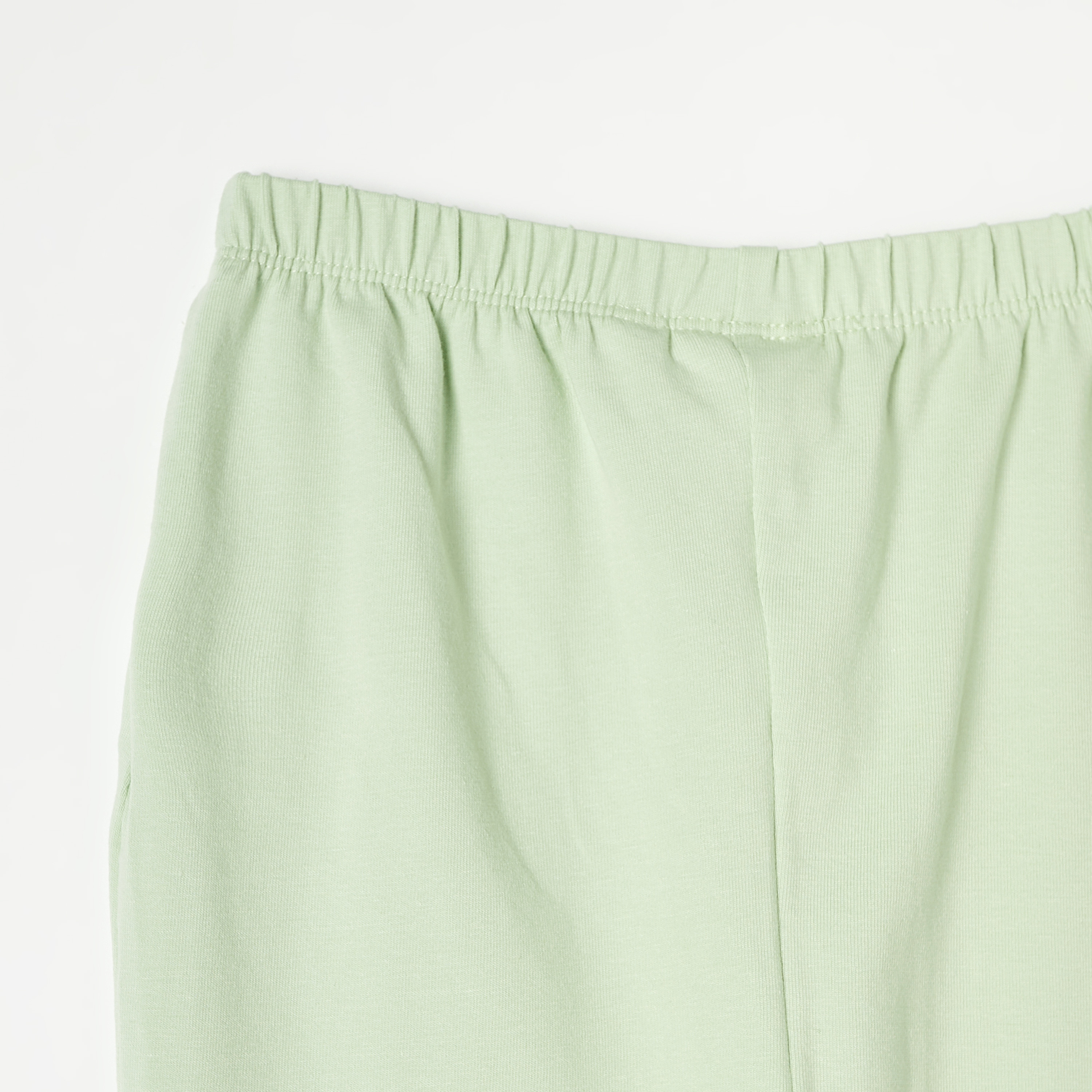 Juniors Solid Leggings with Elasticated Waistband-baby-girls-clothing-bottoms-leggings-image-4