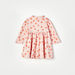 Juniors Polka Dot Polo Dress with Long Sleeves and Button Closure-Dresses%2C Gowns and Frocks-thumbnail-3
