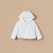 Juniors Textured Jacket with Hood and Tie-Ups-Coats and Jackets-thumbnailMobile-0