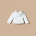 Juniors Textured Jacket with Hood and Tie-Ups-Coats and Jackets-thumbnailMobile-3