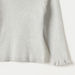 Juniors Textured Pullover with Crew Neck and Long Sleeves-Sweaters and Cardigans-thumbnailMobile-2