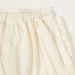 Giggles Striped Shorts with Elasticised Waistband and Ruffle Detail-Shorts-thumbnailMobile-3