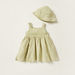 Giggles Textured Sleeveless A-line Dress with Cap-Dresses%2C Gowns and Frocks-thumbnail-0