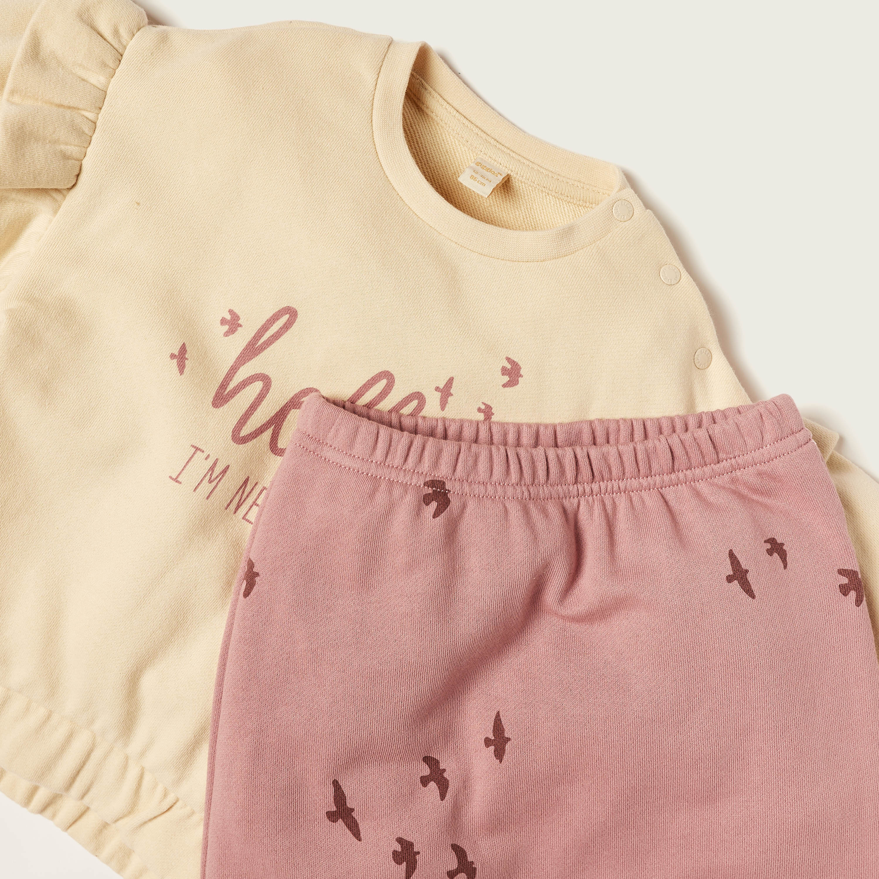 Giggles Printed Sweatshirt with Ruffles and Joggers Set-baby-girls-clothing-setsandcoords-image-4
