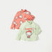 Sanrio Hello Kitty Print Turtle Neck T-shirt with Long Sleeves - Set of 2-T Shirts-thumbnail-0