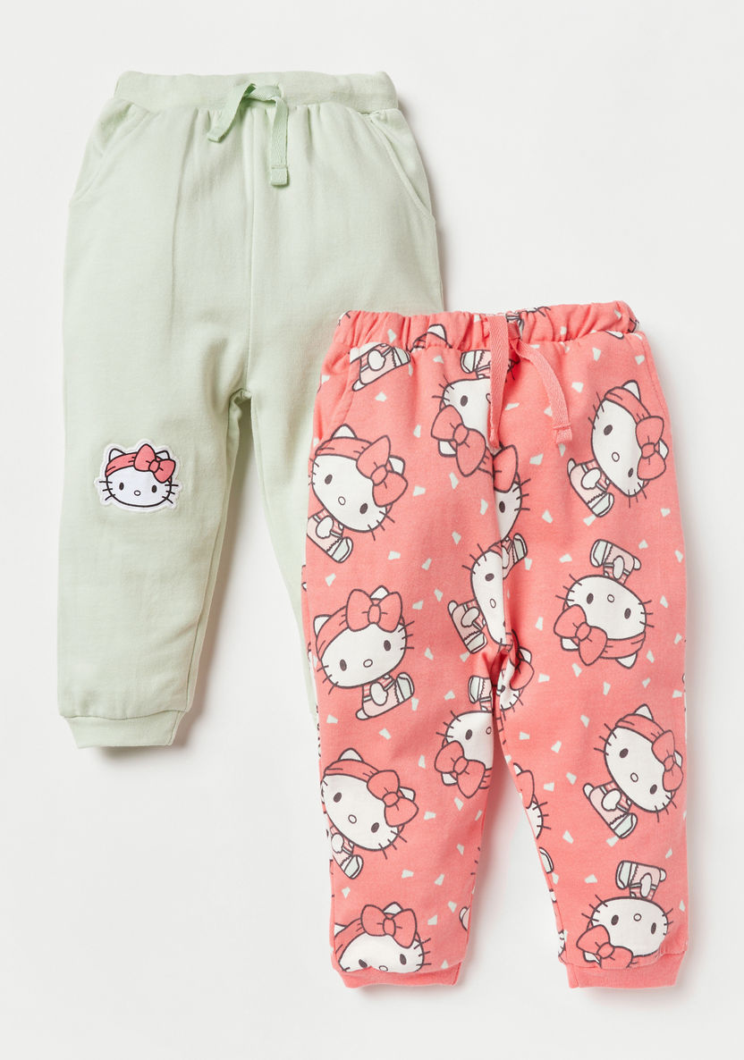 Sanrio Hello Kitty Print Jog Pants - Set of 2-Joggers-image-0