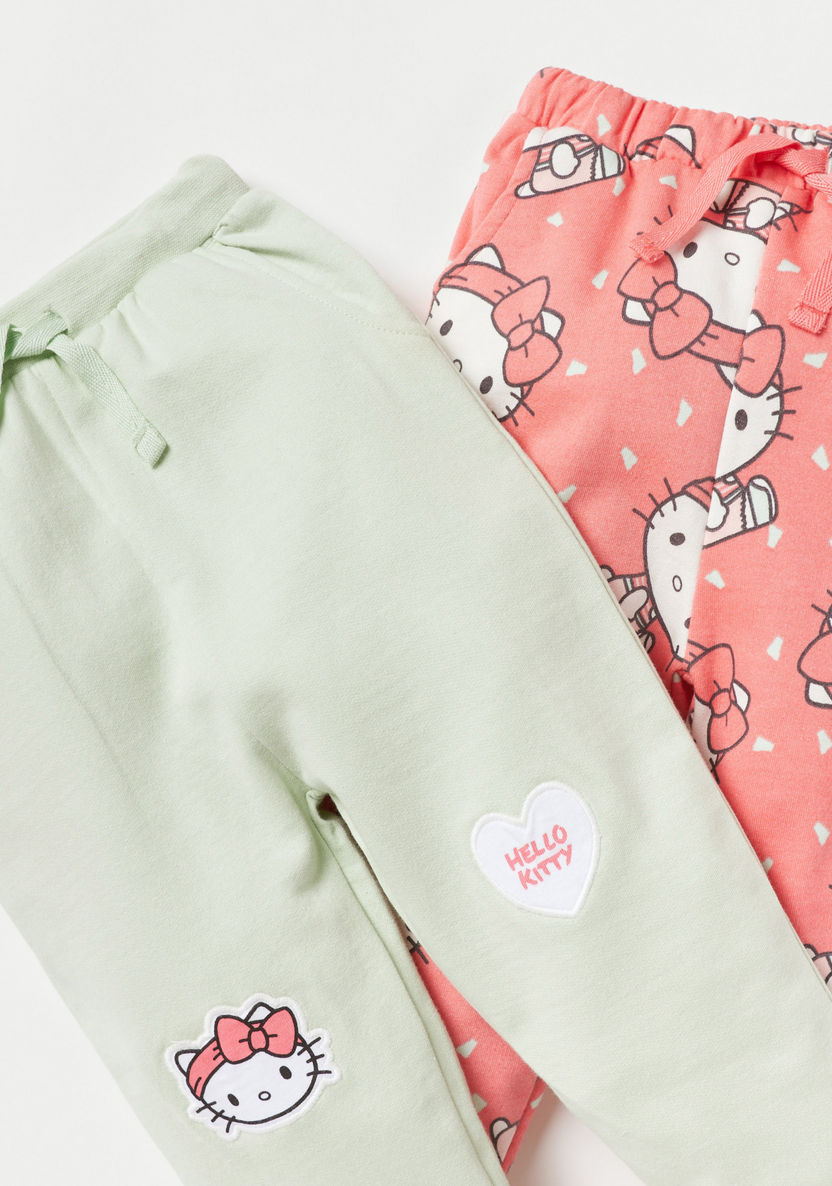 Sanrio Hello Kitty Print Jog Pants - Set of 2-Joggers-image-1