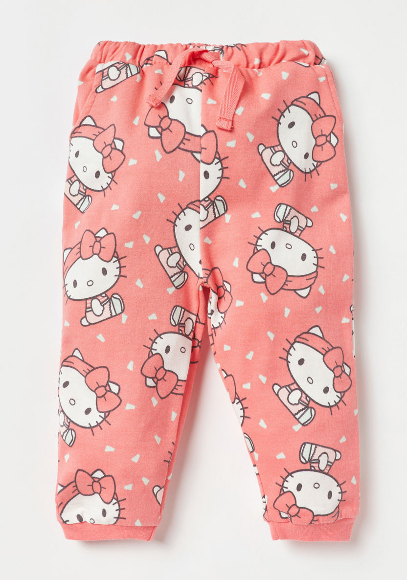 Sanrio Hello Kitty Print Jog Pants - Set of 2-Joggers-image-3
