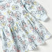 All-Over Daisy Duck Print Dress with Long Sleeves and Button Closure-Dresses%2C Gowns and Frocks-thumbnail-2