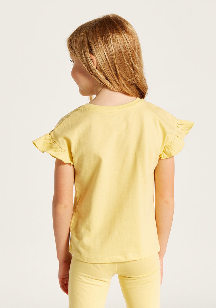 Juniors Printed Short Sleeve T-shirt - Set of 2-Multipacks-image-5