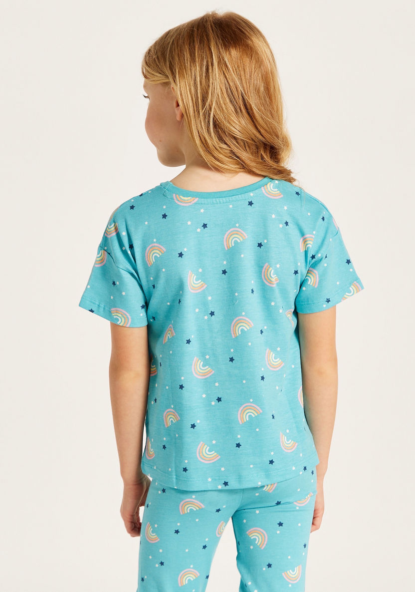 Juniors Printed Short Sleeve T-shirt - Set of 2-Multipacks-image-7