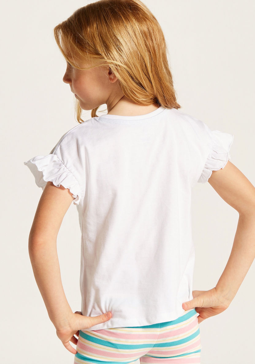 Juniors Printed T-shirt with Short Sleeves - Set of 2-Multipacks-image-7
