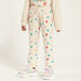 Juniors All Over Floral Print Jog Pants with Elasticated Drawstring and Pockets-Joggers-thumbnailMobile-1