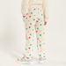 Juniors All Over Floral Print Jog Pants with Elasticated Drawstring and Pockets-Joggers-thumbnailMobile-3
