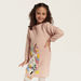 Juniors Unicorn Sweat Dress and Striped Stockings Set-Dresses%2C Gowns and Frocks-thumbnail-1