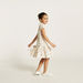 Juniors Printed Polo Dress with Short Sleeves and Flounce Hem-Dresses%2C Gowns and Frocks-thumbnailMobile-3