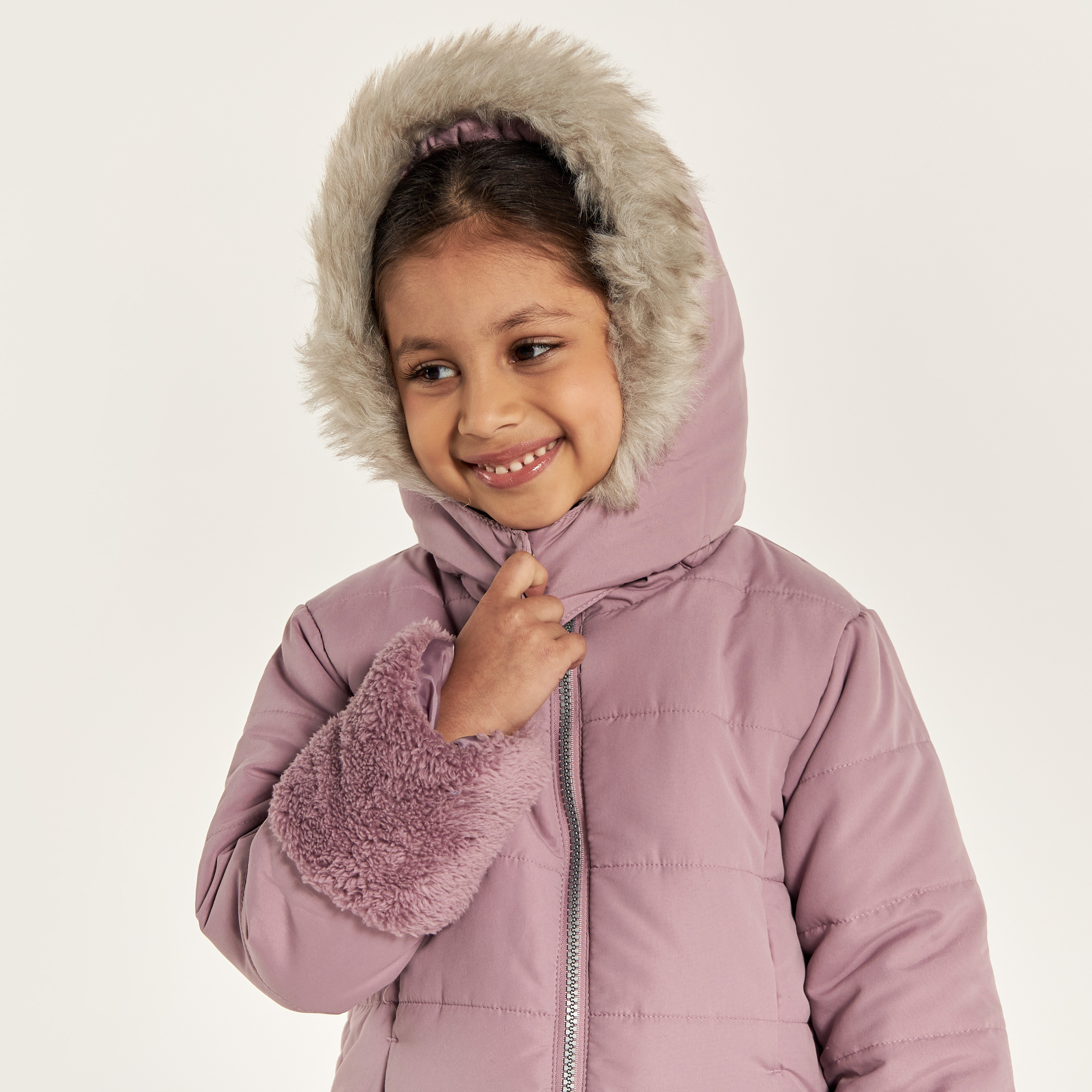 Padded jacket for girls sale