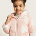Juniors Floral Print Puffer Jacket with Hood and Pockets-Coats and Jackets-thumbnailMobile-3