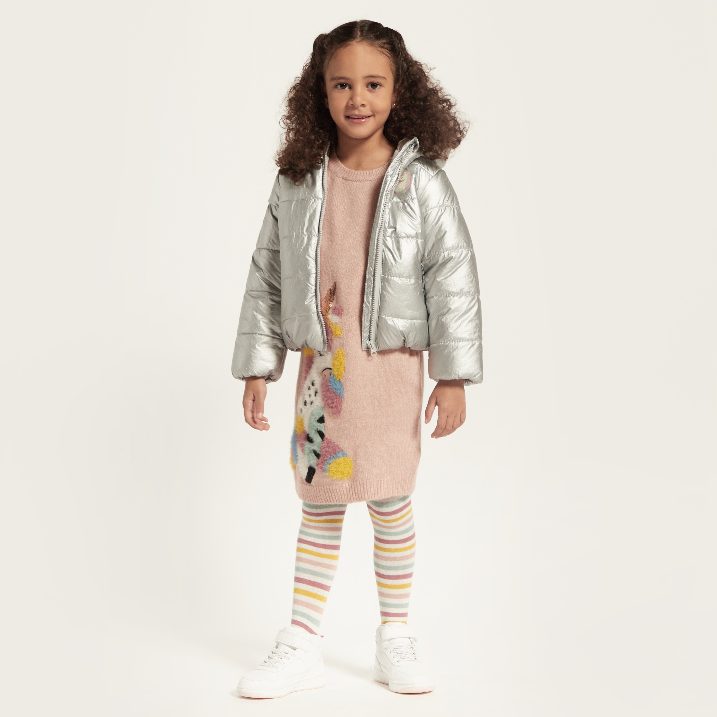 Quilted jacket store baby girl