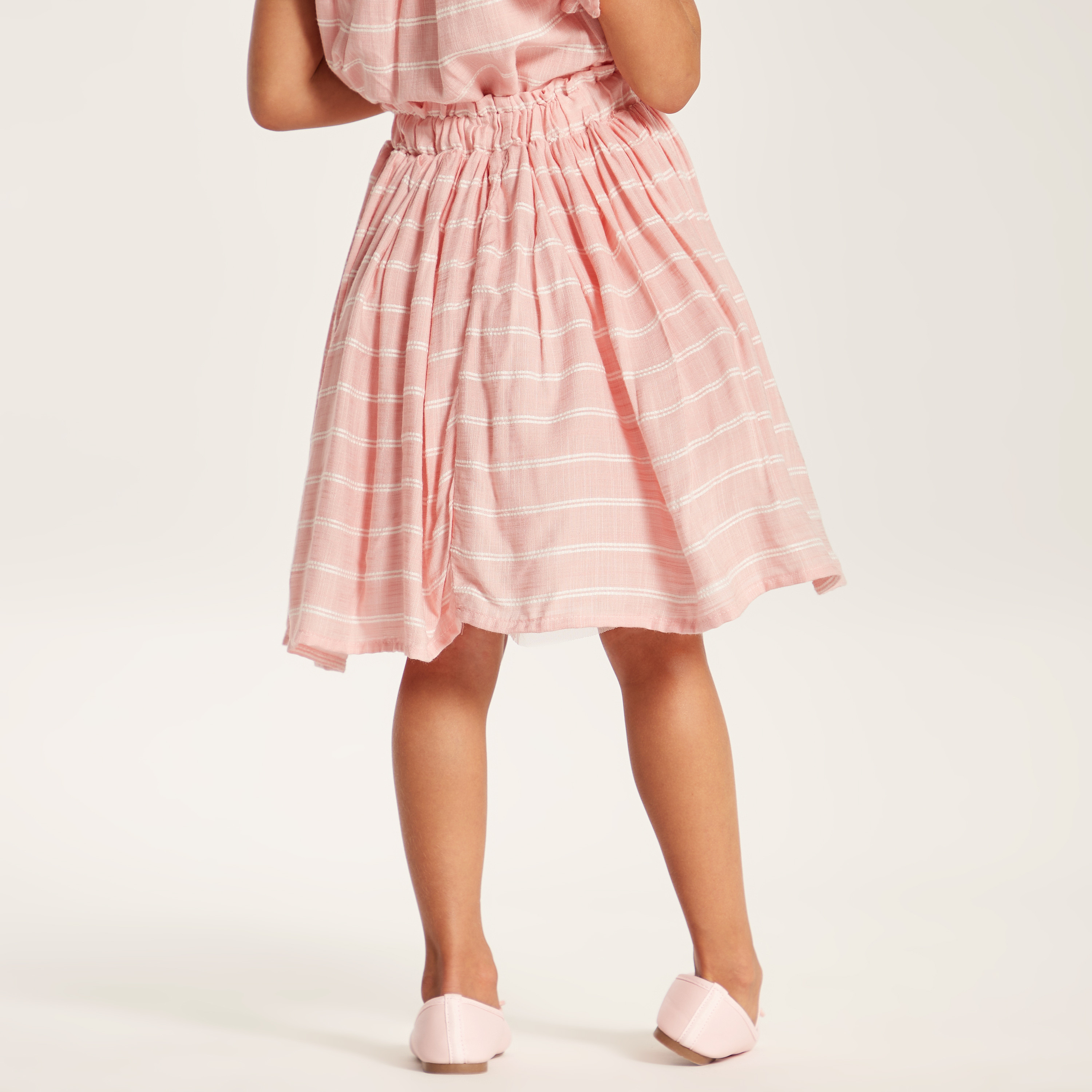 تنورة مخططة بخصر مطاطي من جونيورز-girls-clothing-bottoms-skirts-image-4
