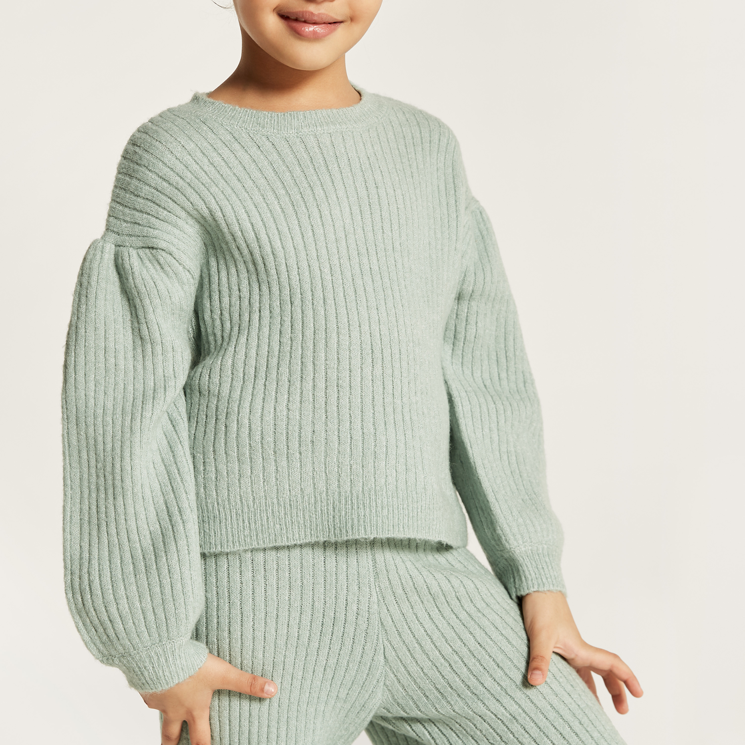 Juniors Ribbed Pullover and Jog Pants Set-baby-girls-clothing-setsandcoords-image-5