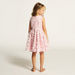 Juniors Textured Sleeveless A-line Dress with Sequin Embellishments-Dresses%2C Gowns and Frocks-thumbnail-3