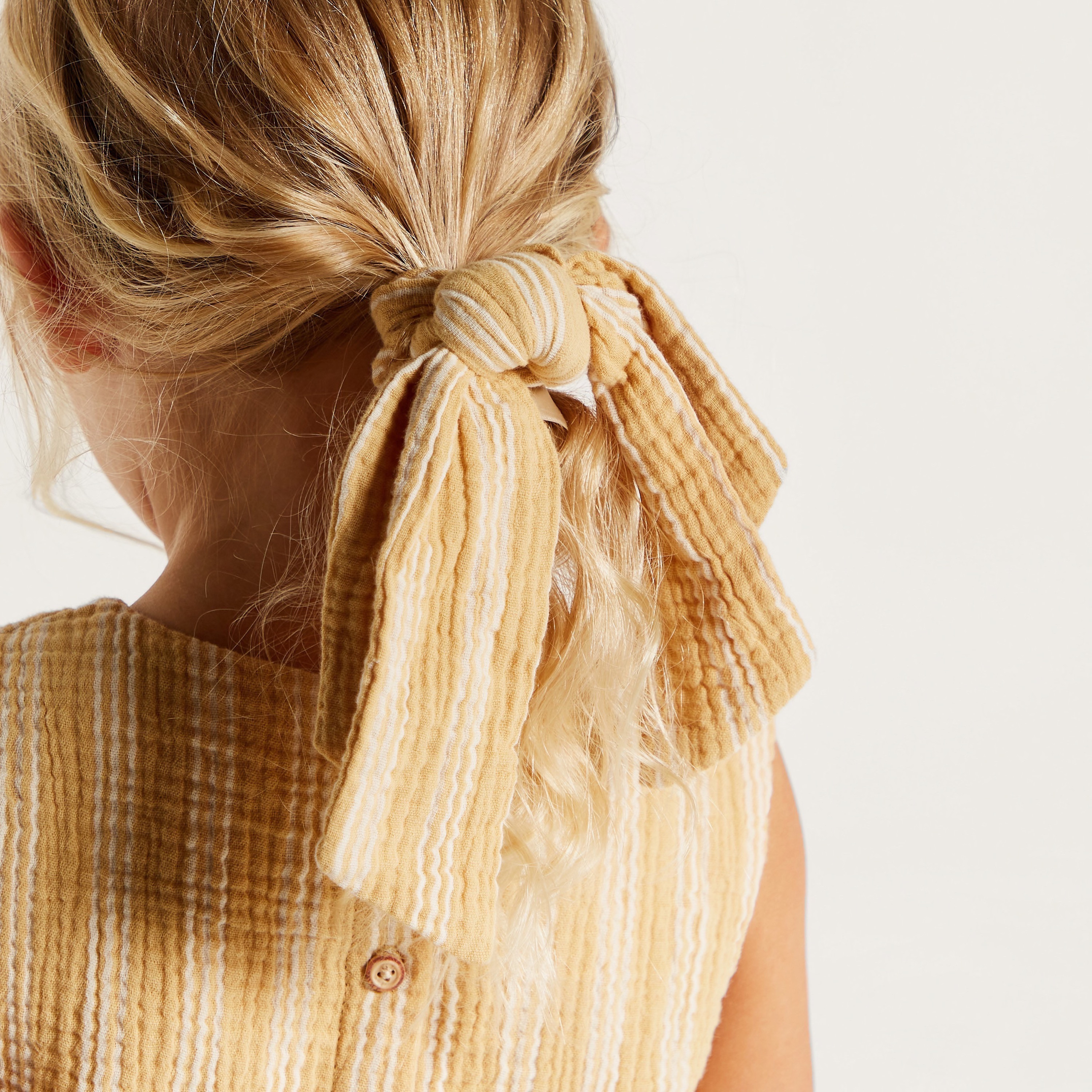 Eligo Striped Sleeveless A-line Top with Button Closure-girls-clothing-blousesandshirts-image-5