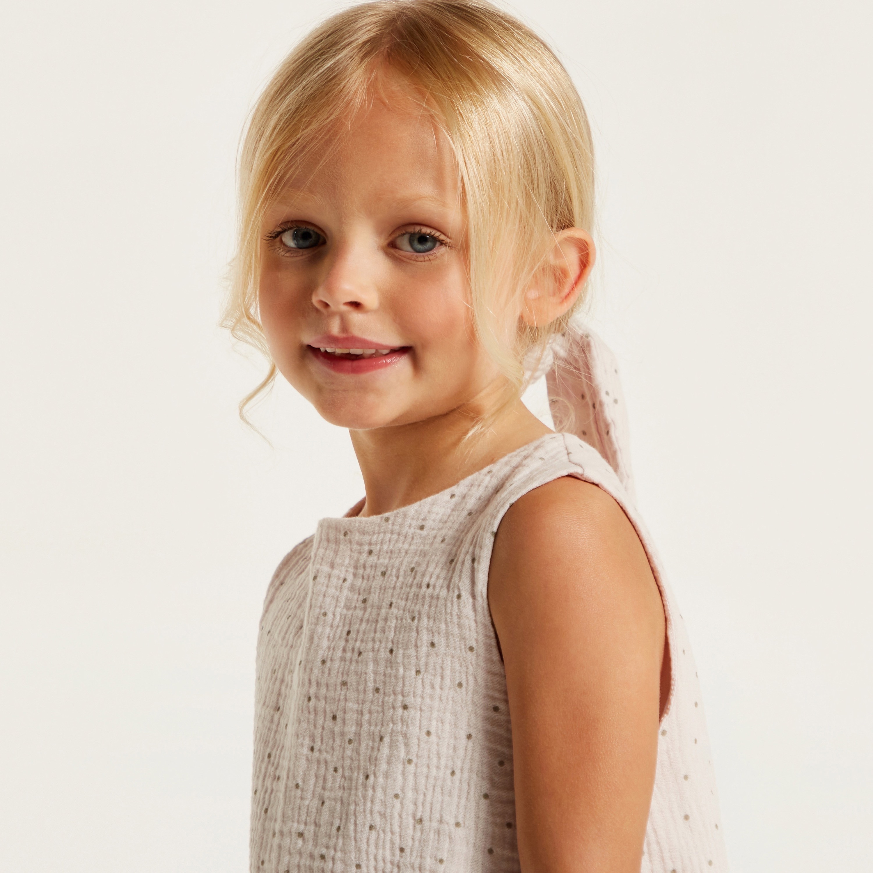 Eligo Printed Sleeveless A-line Top with Button Closure-girls-clothing-blousesandshirts-image-3