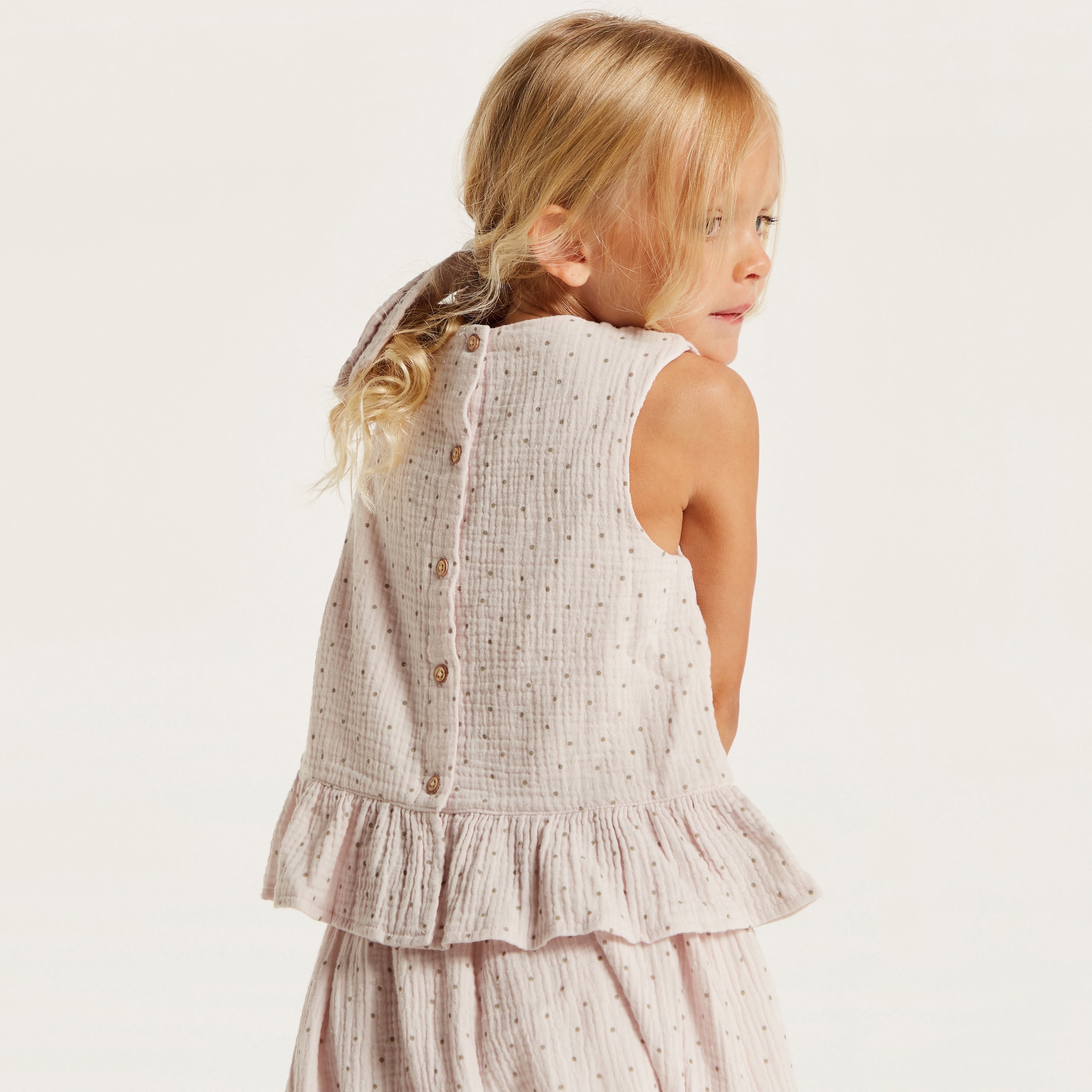 Eligo Printed Sleeveless A-line Top with Button Closure-girls-clothing-blousesandshirts-image-4