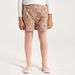 Eligo Floral Print Shorts with Semi-Elasticated Waistband and Pockets-Shorts-thumbnail-1
