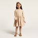 Eligo Checked Dress with Ruffle Detail and Long Sleeves-Dresses%2C Gowns and Frocks-thumbnail-1