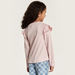 Lee Cooper Printed T-shirt with Ruffles and Long Sleeves-T Shirts-thumbnailMobile-3