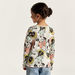 Disney All Over Minnie Mouse Print T-shirt with Round Neck and Long Sleeves-T Shirts-thumbnail-3