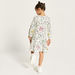 Disney All Over Print Dress with Round Neck and Long Sleeves-Dresses%2C Gowns and Frocks-thumbnail-3