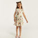 Disney Minnie Mouse Print Dress with Short Sleeves-Dresses%2C Gowns and Frocks-thumbnailMobile-0