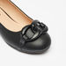 Little Missy Applique Detail Round Toe Ballerina Shoes-Girl%27s Ballerinas-thumbnail-4