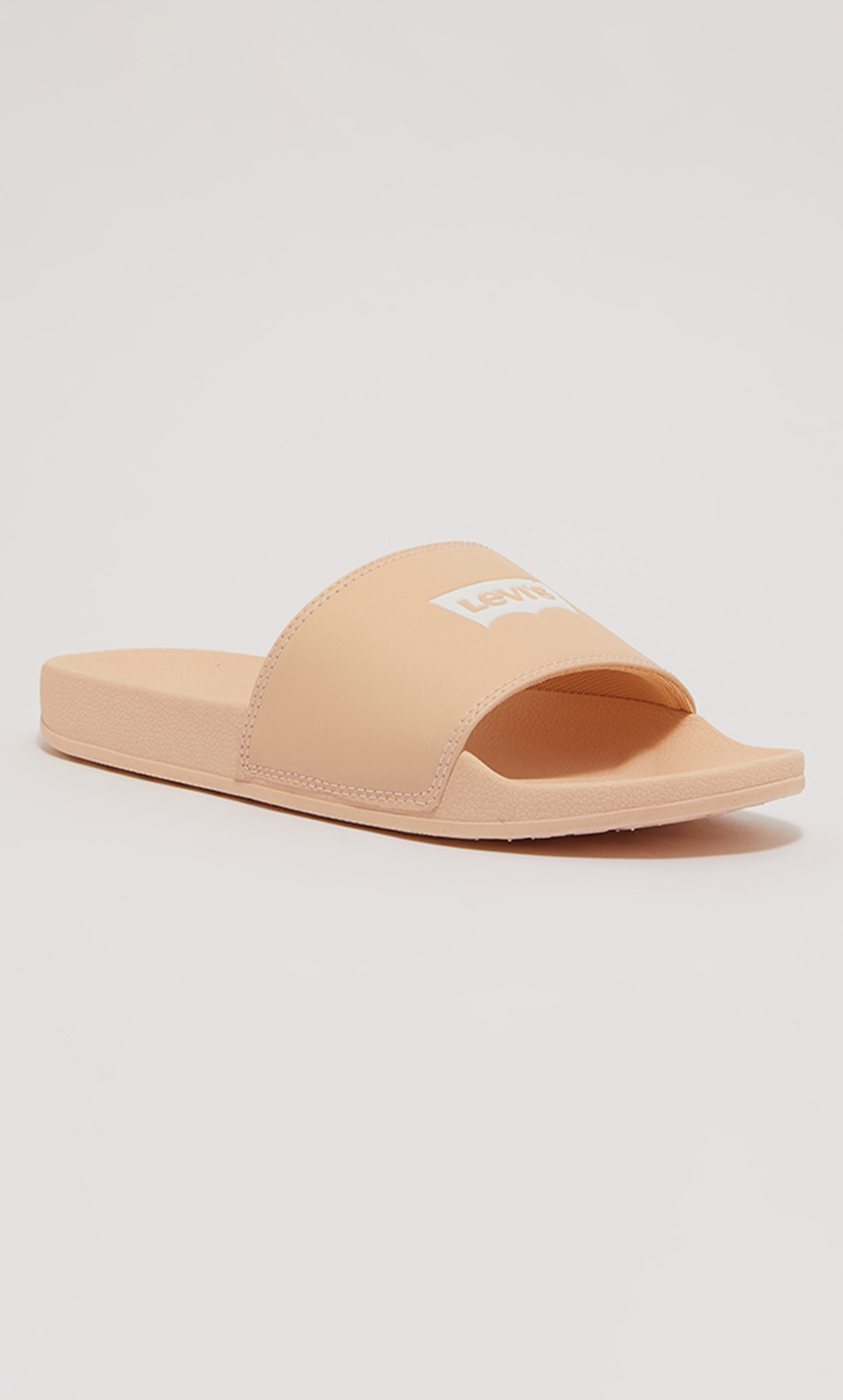 Levi's Women Peach Logo Open Toe Sliders-women-shoes-flipflopsandslides-image-1