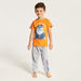 Juniors Printed Short Sleeve T-shirt and Pyjama Set-Pyjama Sets-thumbnail-1