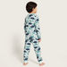 Juniors Dinosaur Print Long Sleeves T-shirt and Pyjama Set-Pyjama Sets-thumbnailMobile-4