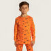 Juniors Printed Long Sleeve T-shirt and Pyjama - Set of 2-Nightwear-thumbnailMobile-1