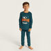 Juniors Printed Long Sleeve T-shirt and Pyjama - Set of 2-Nightwear-thumbnailMobile-5