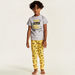 Juniors Gamer Print Crew Neck T-shirt and Pyjama Set-Nightwear-thumbnailMobile-1
